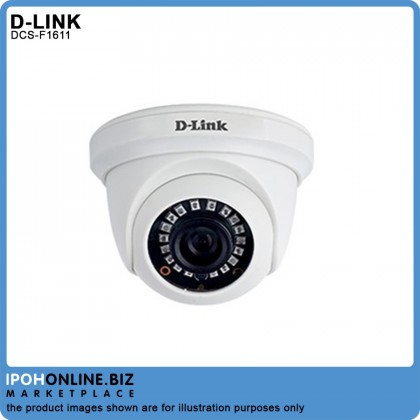 D-Link DCS-F1611 3.6mm 1MP HD Day & Night Fixed Dome Camera